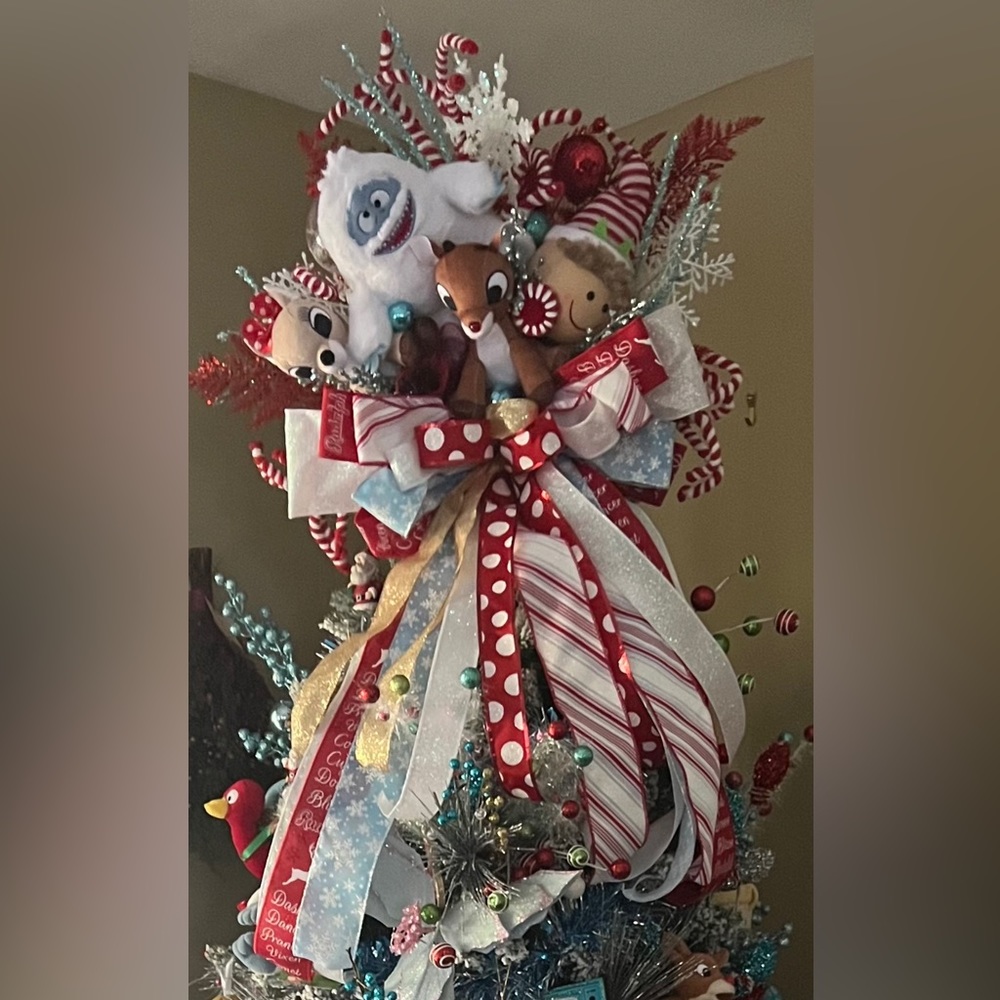 rudolph Christmas tree topper
